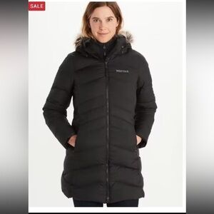 Marmot Montreal Puffer Winter Down Coat Jacket 700 Fill Down Black SZ XS NWT